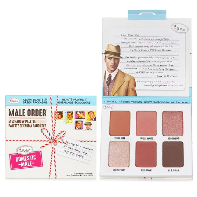 Male Order Eyeshadow Palette (6x Eyeshadow) - # Domestic Male - 13.2g/0.46oz Thebalm