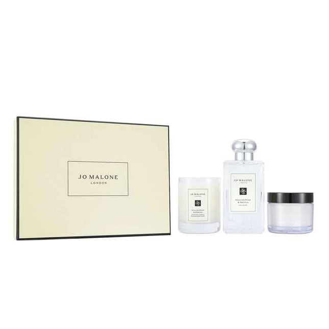 English Pear & Freesia Coffret: Cologne Spray 100ml/3.4oz + Body Cream 50ml/1.7oz + Scented Candle 4.78cm/1.88inches (height) - 3pcs