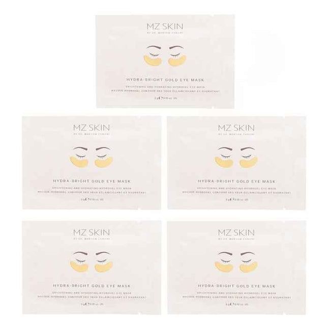 Hydra-bright Gold Eye Mask - 5x 3g/0.1oz