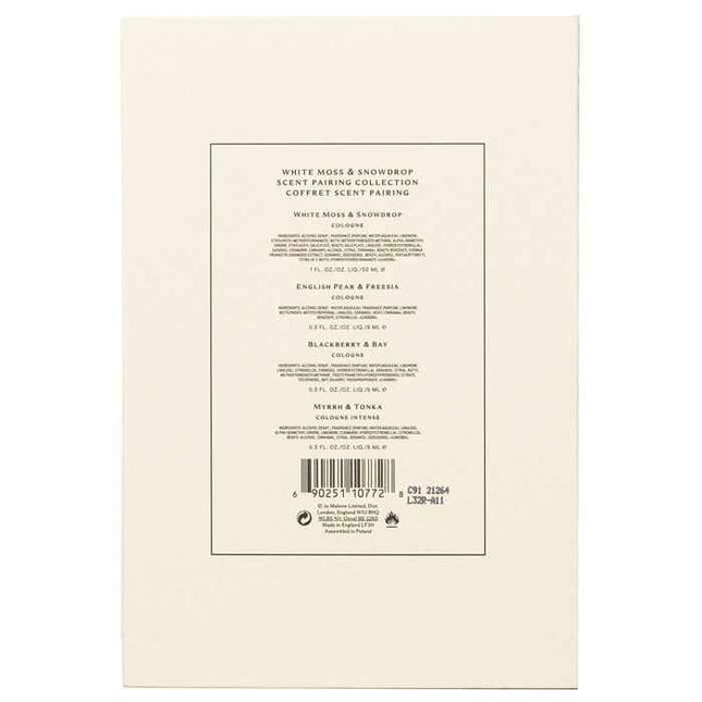White Moss & Snowdrop Scent Pairing Collection - 4pcs