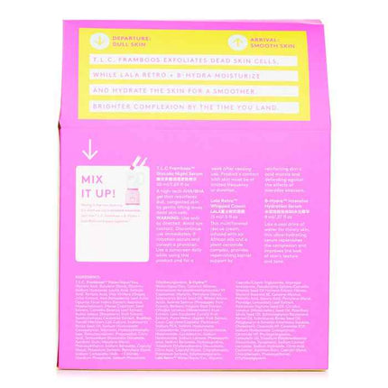 The Takeoff Kit: T.l.c Framboos Night Serum 50ml+ B-hydra Serum 8ml+ Lala Retro Whipped Cream 15ml - 3pcs