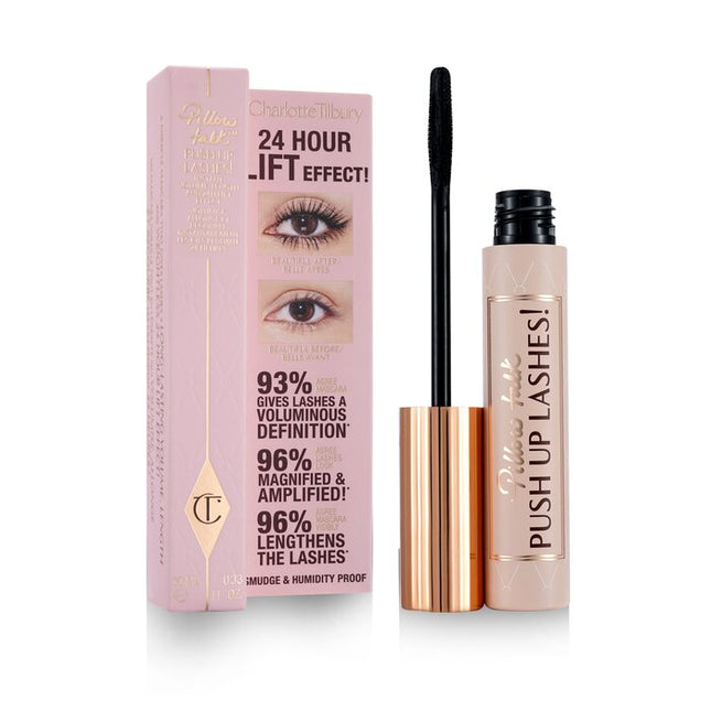 Pillow Talk Push Up Lashes! Mascara - # Super Black - 10ml/0.33oz Charlotte Tilbury