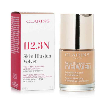 Skin Illusion Velvet Natural Matifying & Hydrating Foundation - # 112.3n Sandalwood - 30ml/1oz