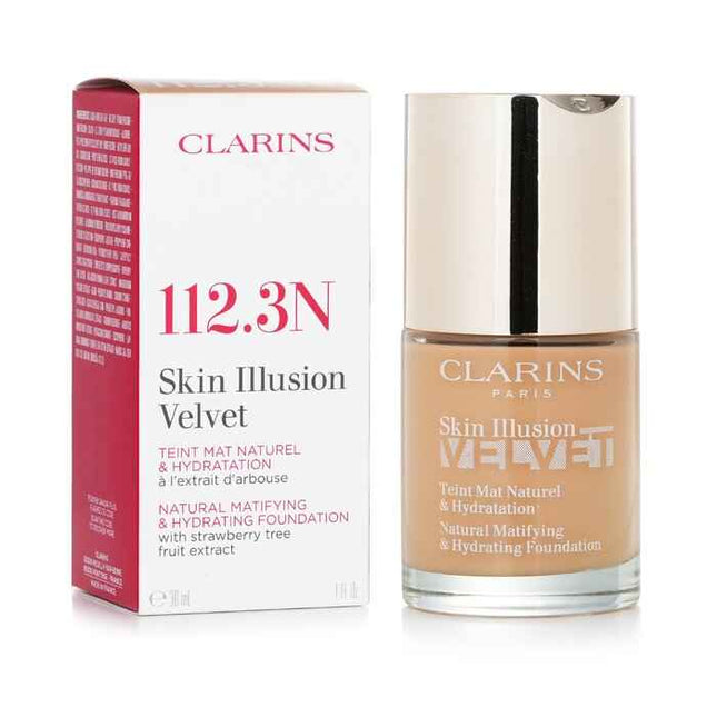 Skin Illusion Velvet Natural Matifying & Hydrating Foundation - # 112.3n Sandalwood - 30ml/1oz