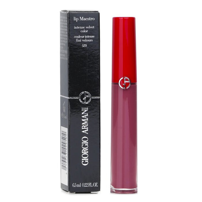 Lip Maestro Intense Velvet Color (liquid Lipstick) - # 529 Rose Plum - 6.5ml/0.22oz Giorgio Armani