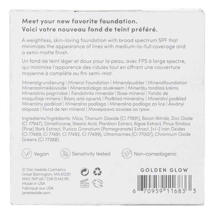 Purepressed Base Mineral Foundation Refill Spf 20 - Golden Glow - 9.9g/0.35oz