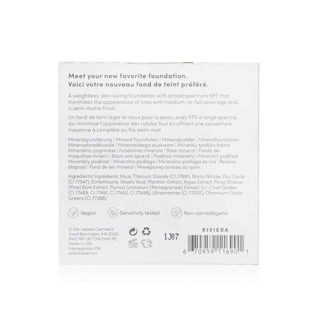 Purepressed Base Mineral Foundation Refill Spf 20 - Riviera - 9.9g/0.35oz