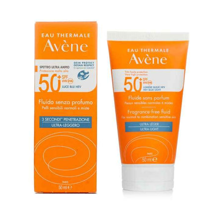Very High Protection Fragrance-free Fluid Spf50+ - For Normal To Combination Sensitive Skin - 50ml/1.7oz
