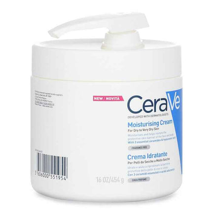 Moisturising Cream For Dry To Very Dry Skin (with Pump)(random Packaging) - 454g/16oz