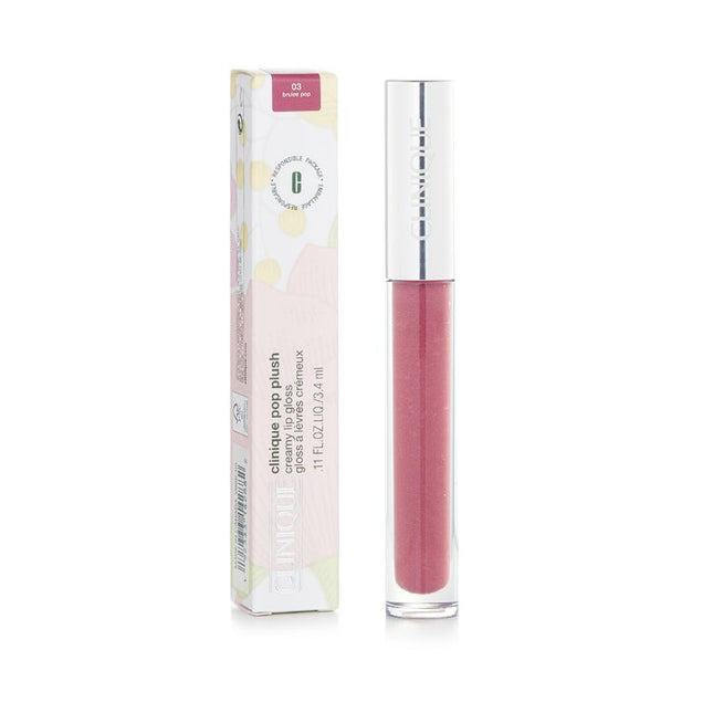 Pop Plush Creamy Lip Gloss - # 03 Brulee Pop - 3.4ml/0.11oz Clinique