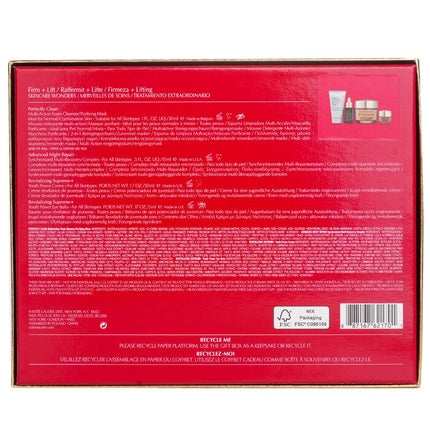 Firm And Lift Wonders Set: Perfectly Clean Cleanser + Advanced Night Repair + Revitalizing Supreme + Eye Balm - 4pcs Estee Lauder