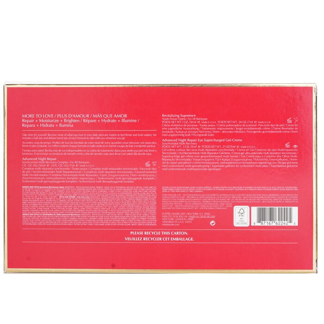 More Of What You Love Coffret: Anr (30ml + 7ml) + Eye Cream (15ml + 5ml) + Revitalizing Supreme (30ml + 7ml) - 6pcs Estee Lauder