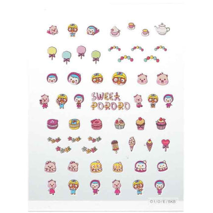 Pororo Nail Sticker - # Pr 08 - 1pack