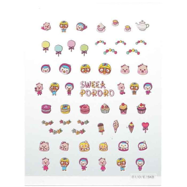 Pororo Nail Sticker - # Pr 08 - 1pack