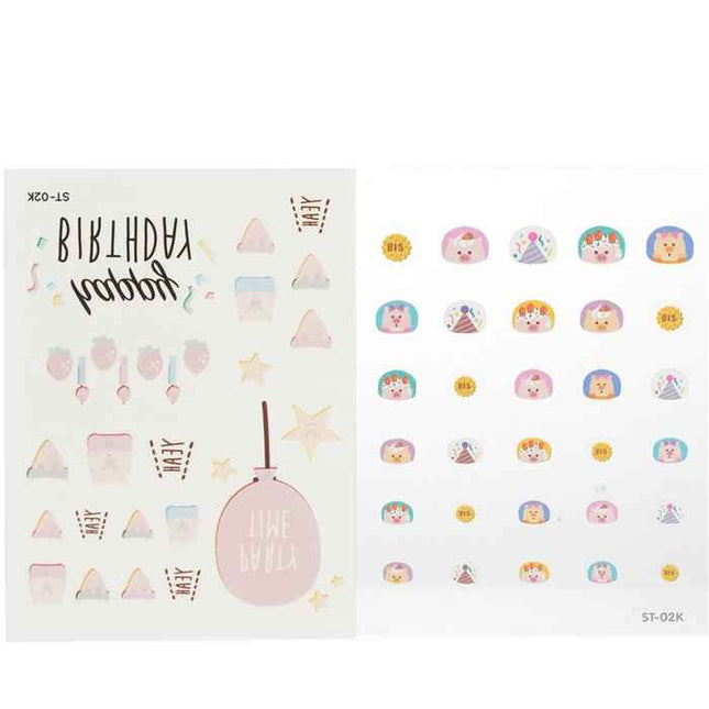 April Nail + Hand Tattoo - # St-02k - 1pc