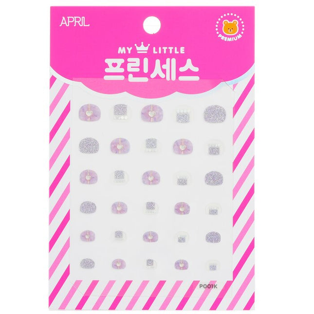 Princess Kids Nail Sticker - # P001k - 1pack April Korea