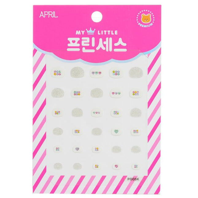 Princess Kids Nail Sticker - # P005k - 1pack April Korea