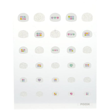 Princess Kids Nail Sticker - # P005k - 1pack April Korea