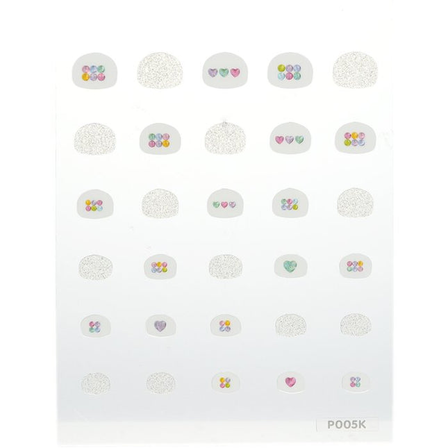 Princess Kids Nail Sticker - # P005k - 1pack April Korea