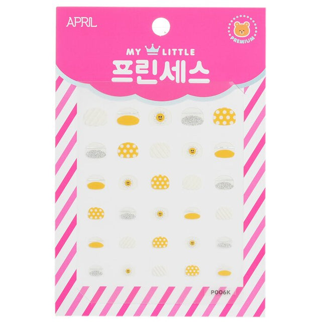 Princess Kids Nail Sticker - # P006k - 1pack April Korea