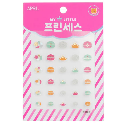 Princess Kids Nail Sticker - # P010k - 1pack April Korea