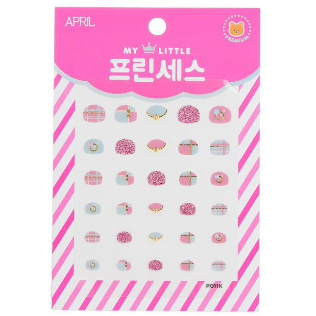 Princess Kids Nail Sticker - # P011k - 1pack April Korea
