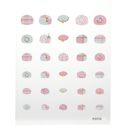 Princess Kids Nail Sticker - # P011k - 1pack April Korea