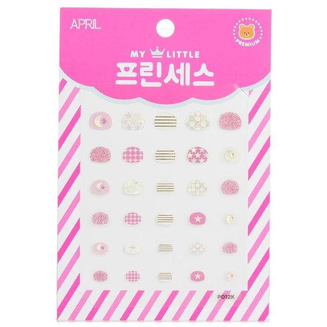 Princess Kids Nail Sticker - # P012k - 1pack April Korea