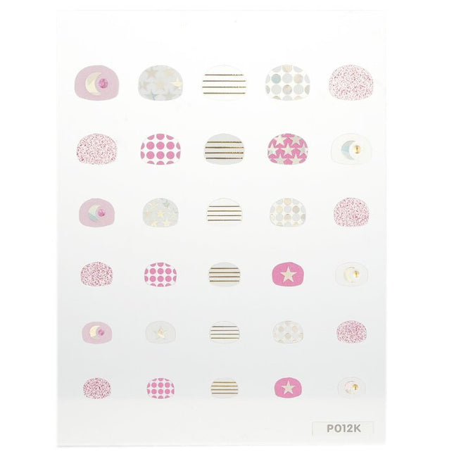Princess Kids Nail Sticker - # P012k - 1pack April Korea