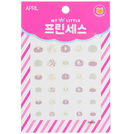 Princess Kids Nail Sticker - # P013k - 1pack April Korea