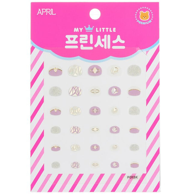 Princess Kids Nail Sticker - # P013k - 1pack April Korea