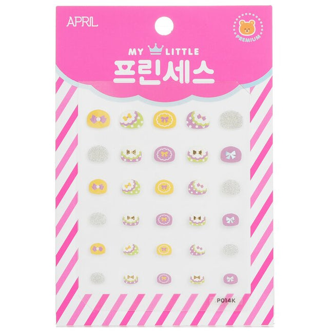 Princess Kids Nail Sticker - # P014k - 1pack April Korea