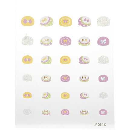 Princess Kids Nail Sticker - # P014k - 1pack April Korea
