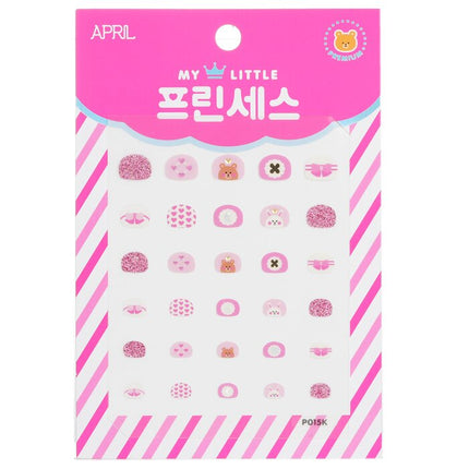 Princess Kids Nail Sticker - # P015k - 1pack April Korea