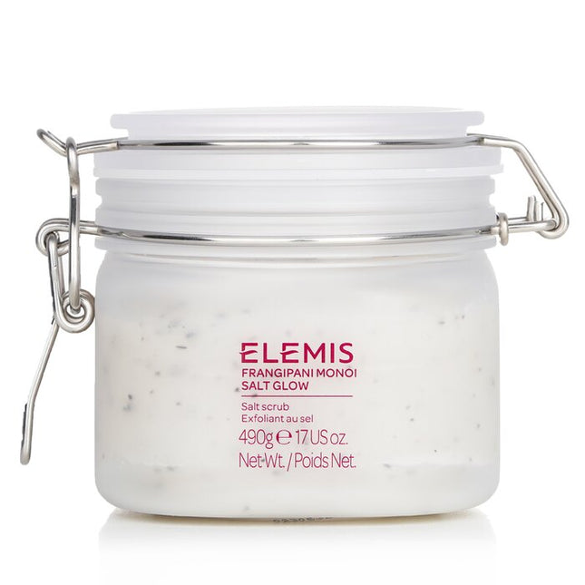 Frangipani Monoi Salt Glow Salt Scrub Exfoliant - 490g/17oz Elemis