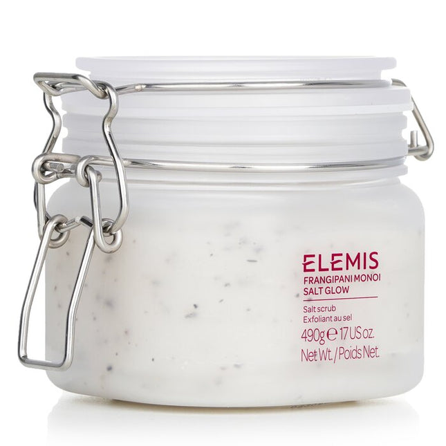 Frangipani Monoi Salt Glow Salt Scrub Exfoliant - 490g/17oz Elemis