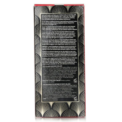 The Beauty Stars: Eye Defining Lash + Liner Trio: 1x Eyelash Curler + 1x Mascara + 1x Eyeliner - 3pcs Kevyn Aucoin