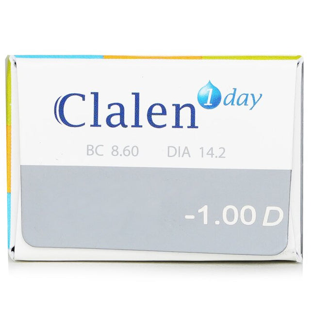 1 Day Ultra-soo Clear Contact Lenses -1.00 - 30pcs Clalen