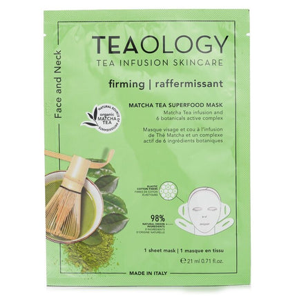 Matcha Tea Superfood Face & Neck Mask - 21ml/0.17oz Teaology