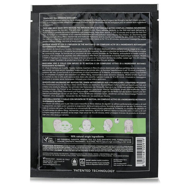 Matcha Tea Superfood Face & Neck Mask - 21ml/0.17oz Teaology