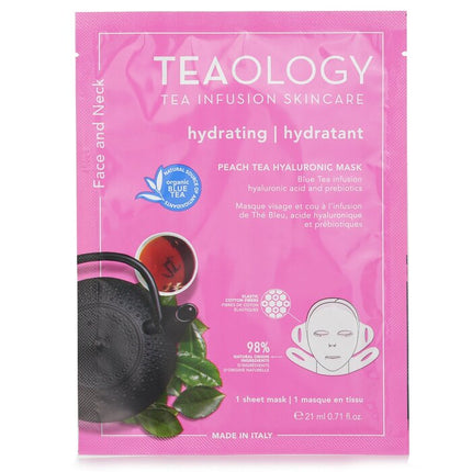 Peach Tea Hyaluronic Face & Neck Mask - 21ml/0.17oz Teaology