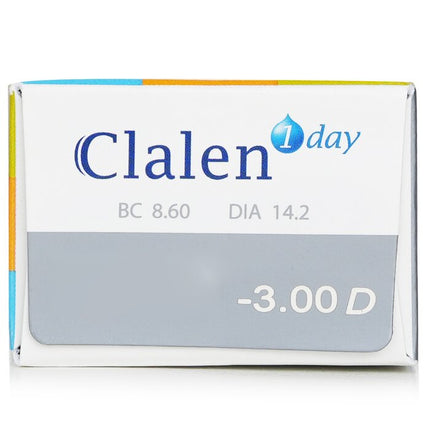 1 Day Ultra-soo Clear Contact Lenses -3.00 - 30pcs Clalen