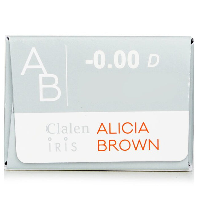 1 Day Iris Alicia Brown Color Contact Lenses -0.00 - 30pcs Clalen