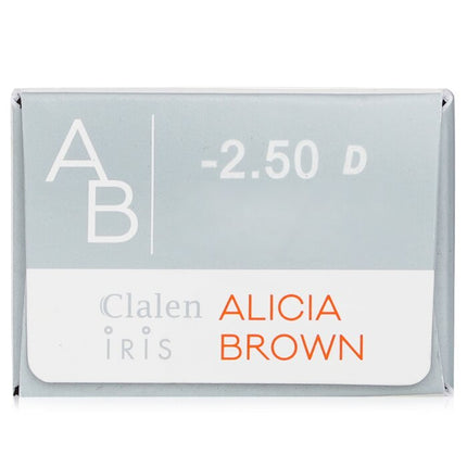 1 Day Iris Alicia Brown Color Contact Lenses -2.50 - 30pcs Clalen