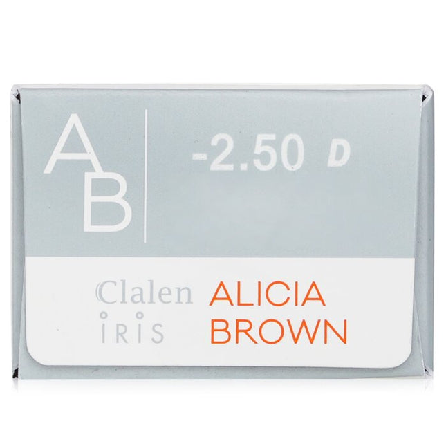 1 Day Iris Alicia Brown Color Contact Lenses -2.50 - 30pcs Clalen