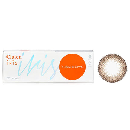 1 Day Iris Alicia Brown Color Contact Lenses -3.50 - 30pcs Clalen