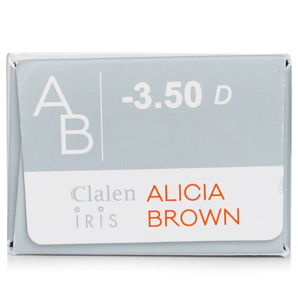 1 Day Iris Alicia Brown Color Contact Lenses -3.50 - 30pcs Clalen