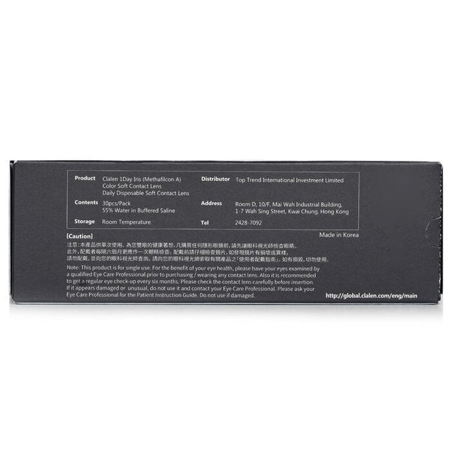 1 Day Iris Suzy Gray Color Contact Lenses - - 2.00 - 30pcs Clalen