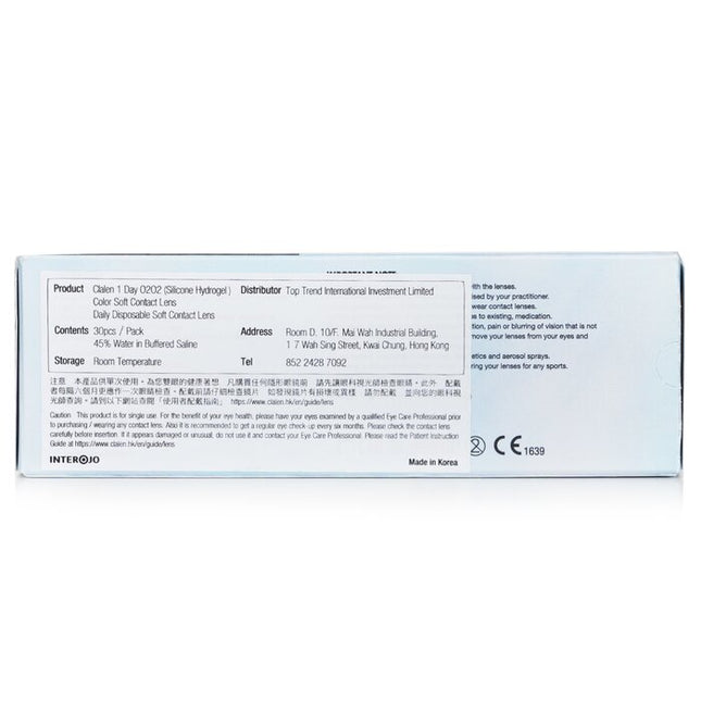 1 Day O2o2 Clear Contact Lenses -2.00 - 30pcs Clalen