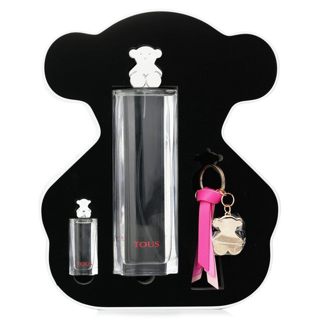 Eau De Toilette Spray 90ml + Eau De Toilette 4.5 Ml + Key Ring - 3pcs Tous